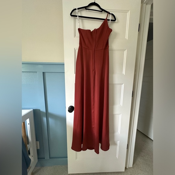 David’s bridal bridesmaid dress, color cinnamon size 4 - Picture 3 of 4